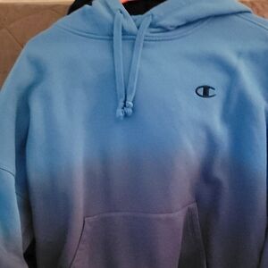Champion Gradient Blue and Purple Hoodie